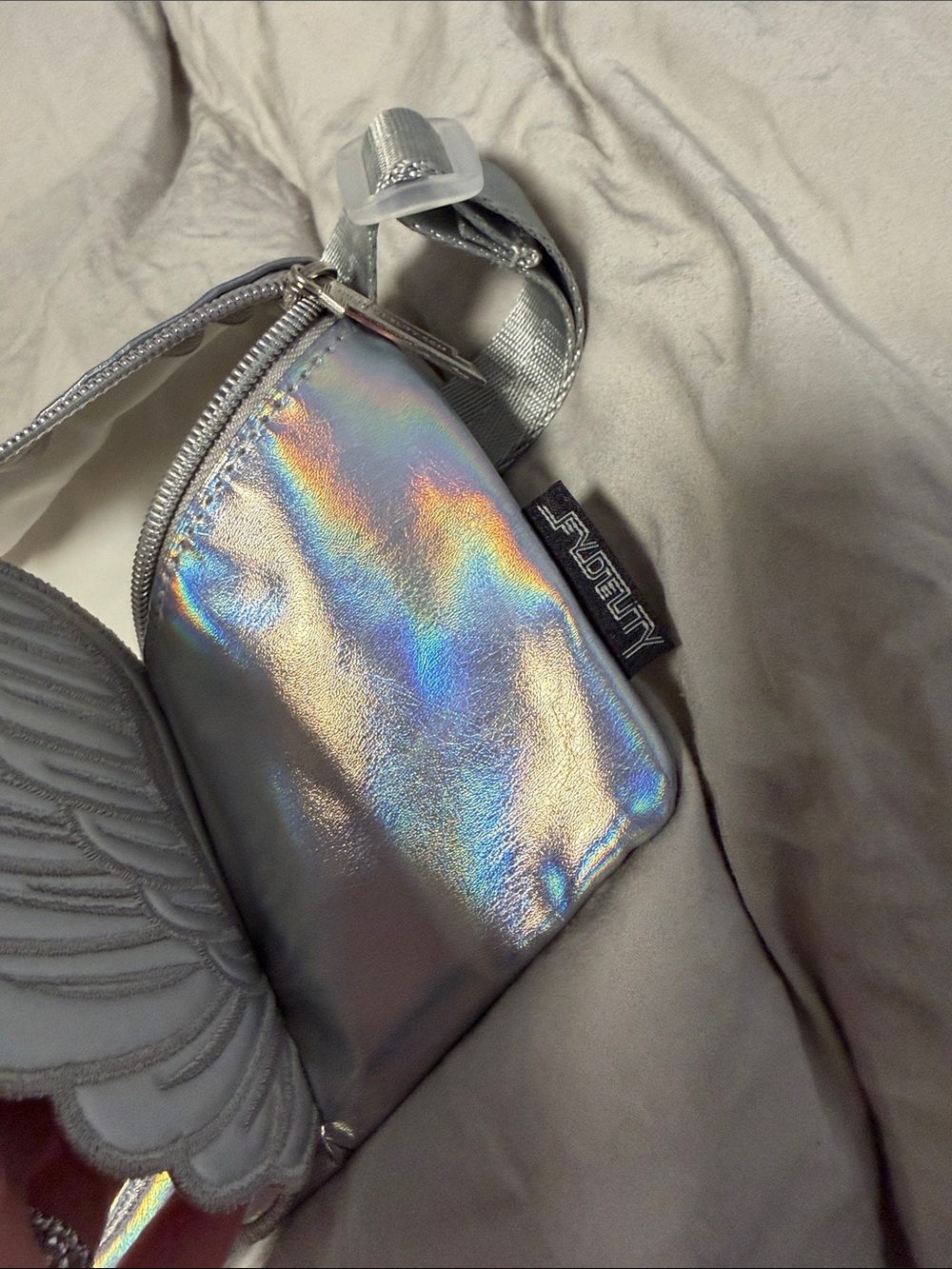 Holographic Superwoman Winged Fanny Pack - Picture 3 of 7
